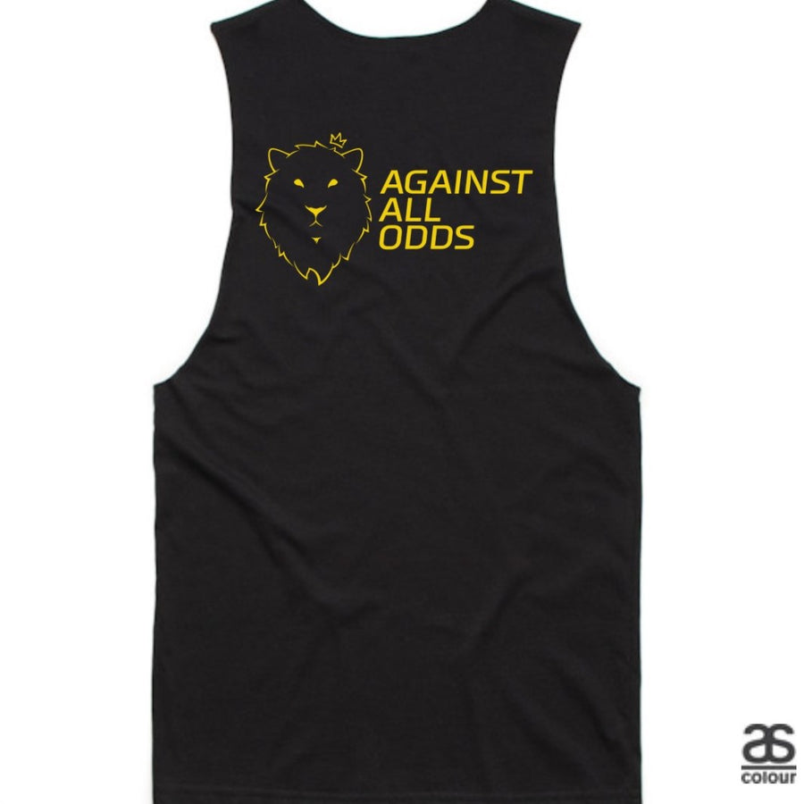 Against All Odds #02 Mens Tank (GOLD Print)