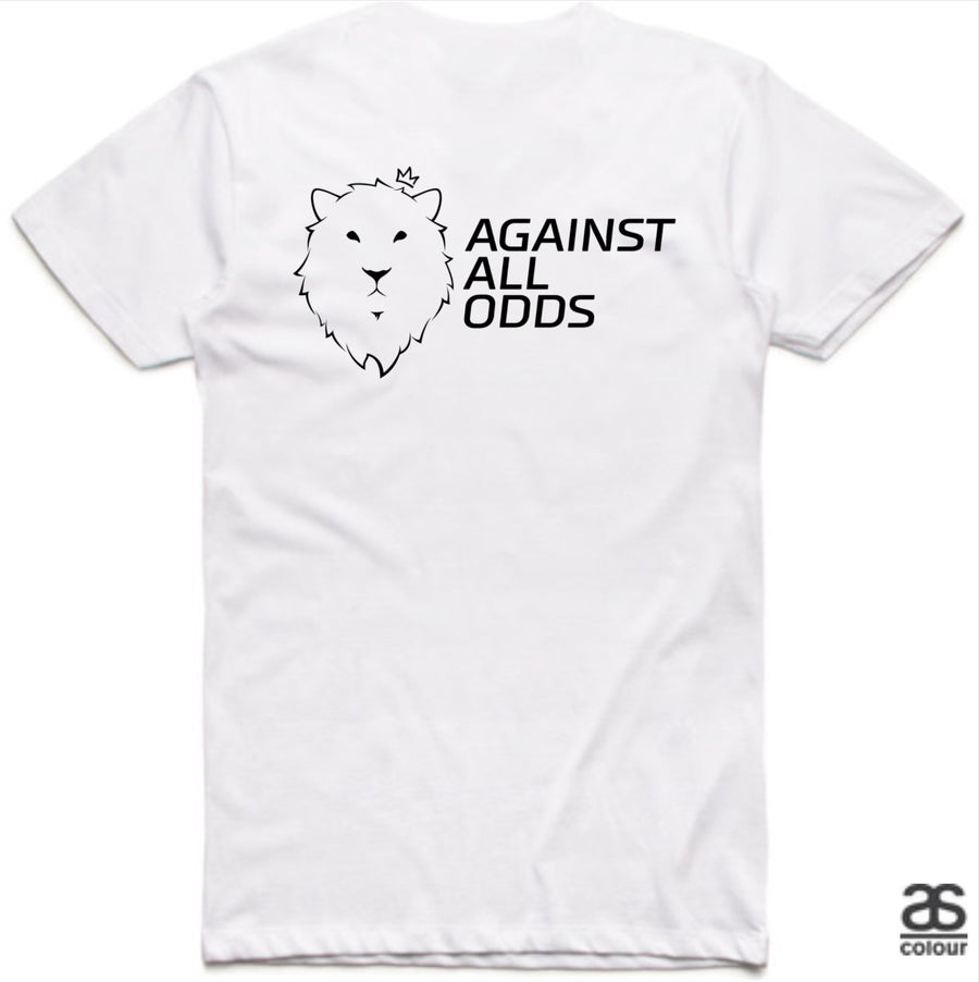 Against All Odds #02 Mens Tees (B&W Print)