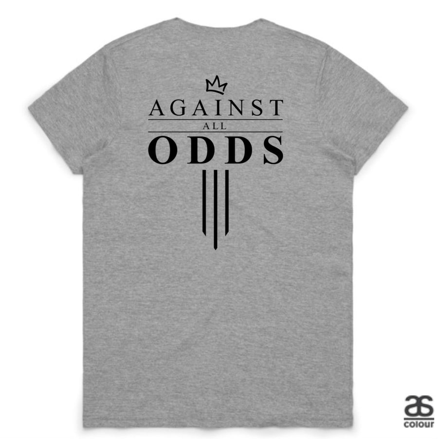 Against All Odds #03 Ladies Tees (B&W Print)
