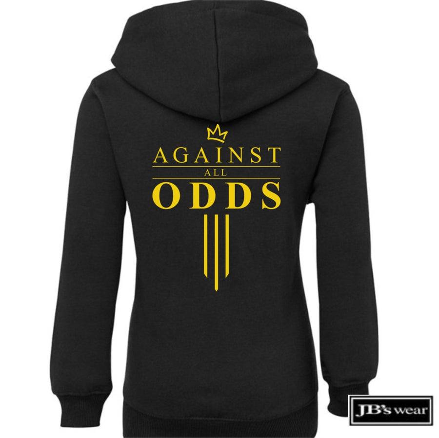 Against All Odds #03 Youth Hoodie (GOLD Print)