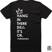 #T2MB Hang In There - Mens Black Tee