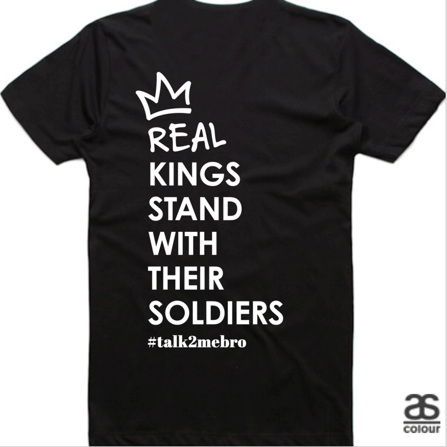 #T2MB Real Kings - Mens Black Tee