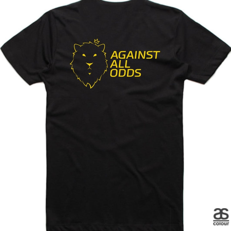 Against All Odds #02 Mens Tees (GOLD Print)