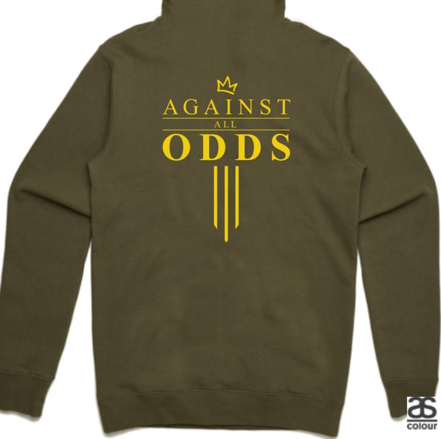 Against All Odds #03 Unisex Hoodie (GOLD Print)