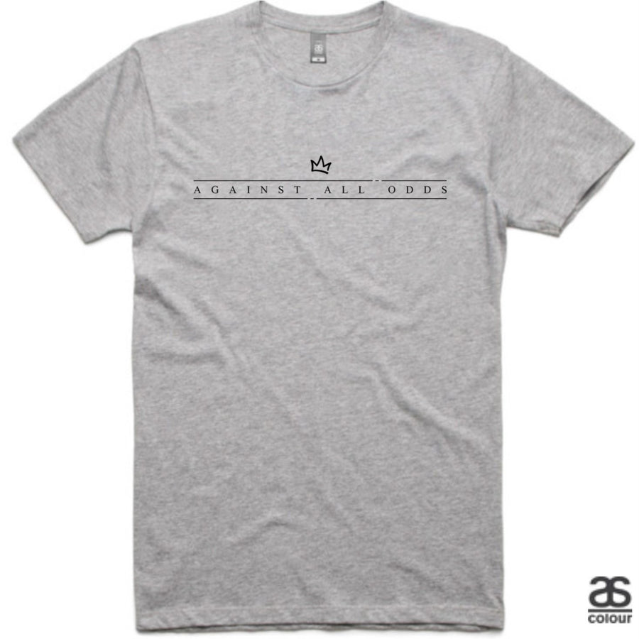 Against All Odds #01 Mens Tees (B&W Print)