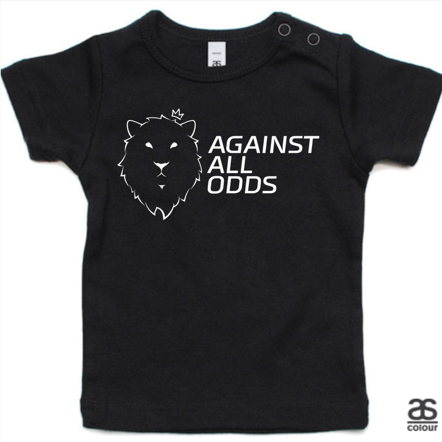 Against All Odds #02 Toddler Tee (B&W Print)