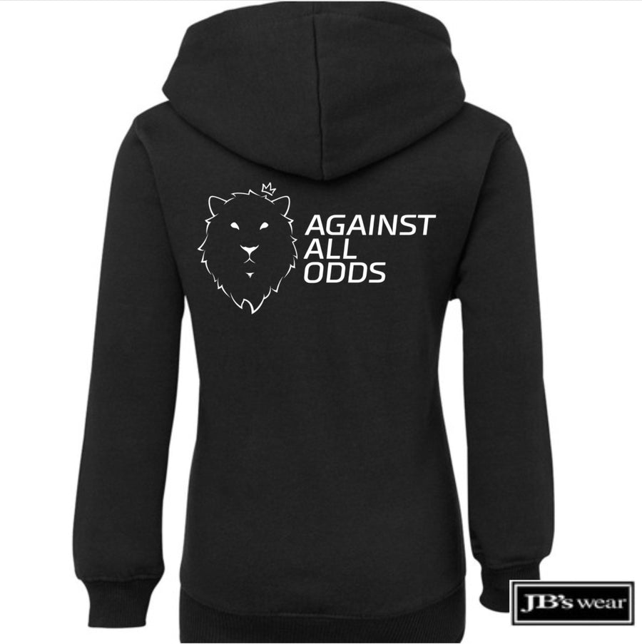 Against All Odds #02 Youth Hoodie (B&W Print)