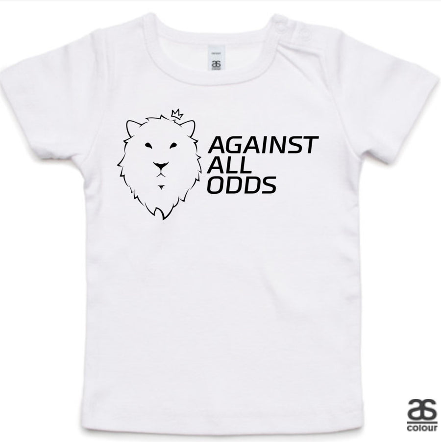 Against All Odds #02 Toddler Tee (B&W Print)