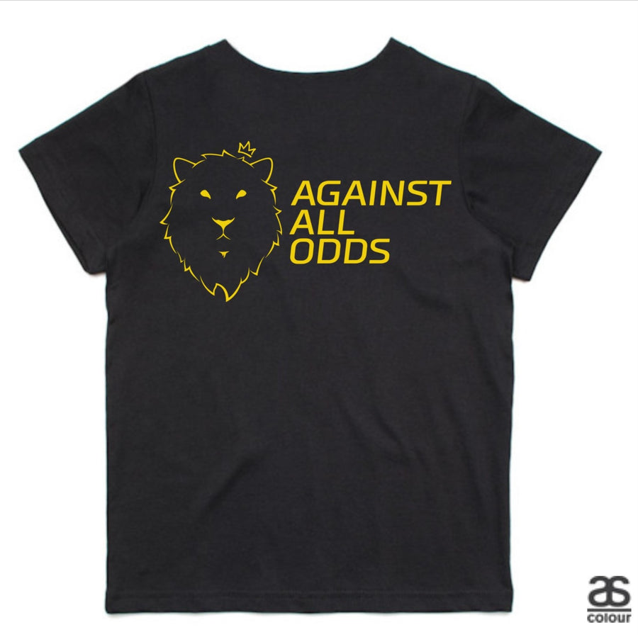 Against All Odds #02 Kids Tee (GOLD Print)