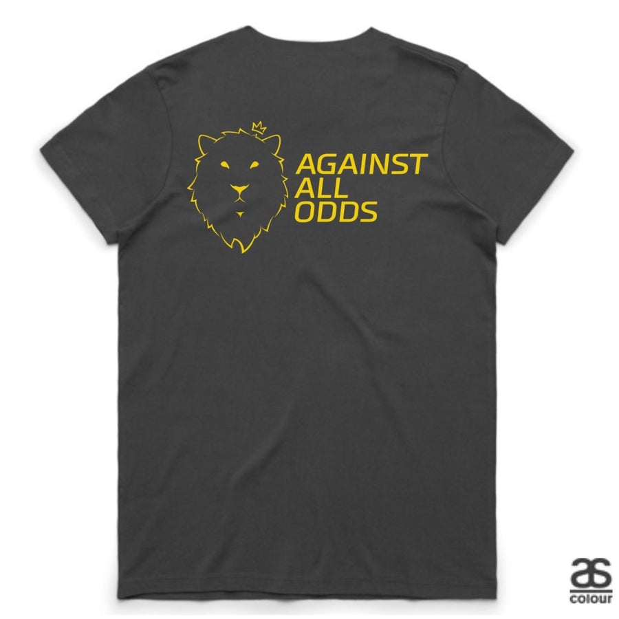 Against All Odds #02 Ladies Tee (GOLD Print)