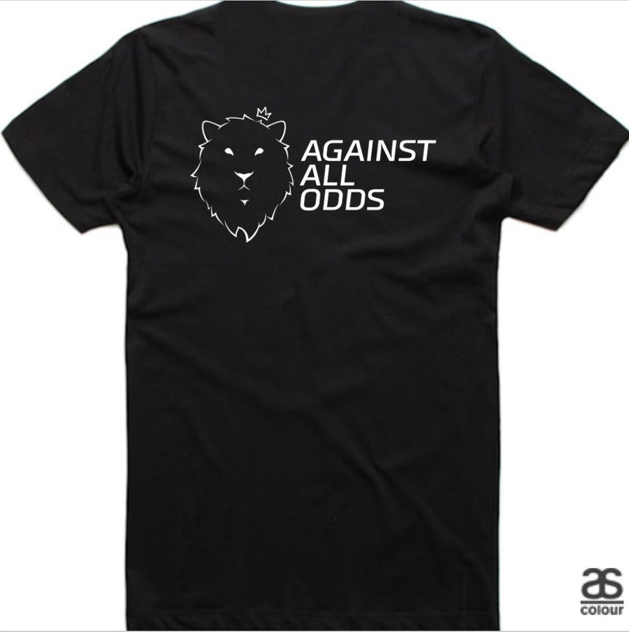 Against All Odds #02 Mens Tees (B&W Print)