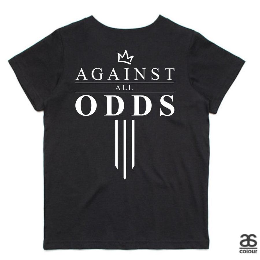 Against All Odds #03 Kids Tee (B&W Print)