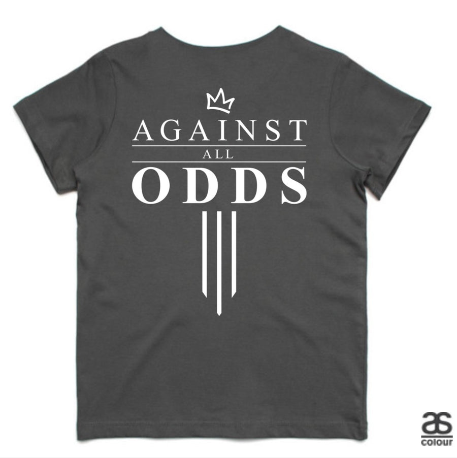 Against All Odds #03 Kids Tee (B&W Print)