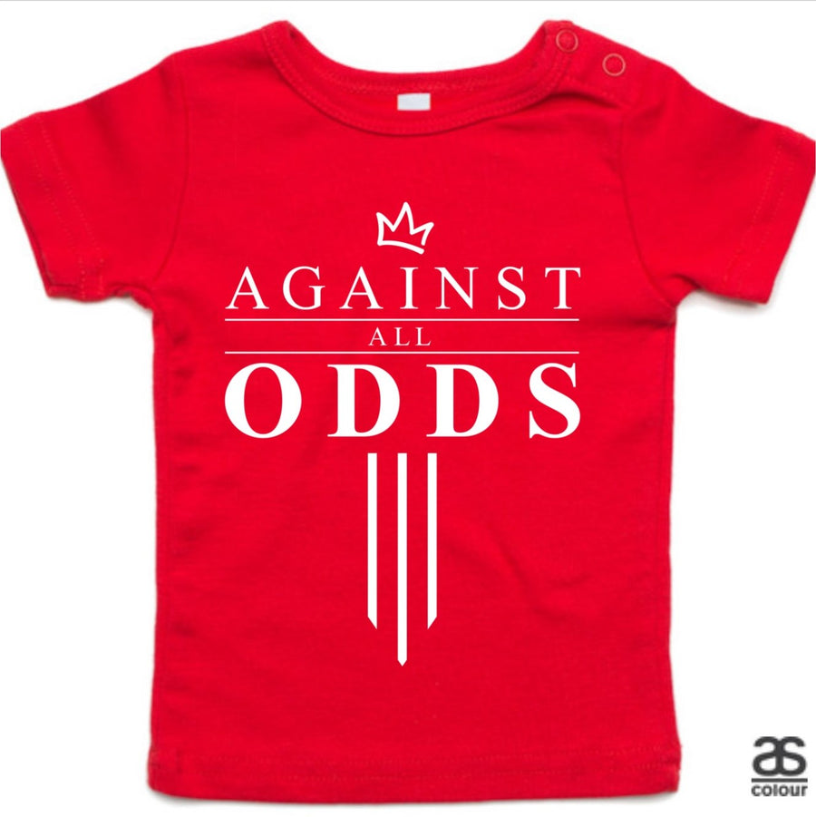 Against All Odds #03 Toddler Tee (B&W Print)