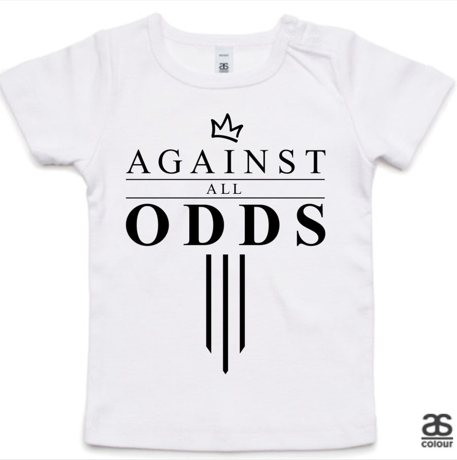 Against All Odds #03 Toddler Tee (B&W Print)