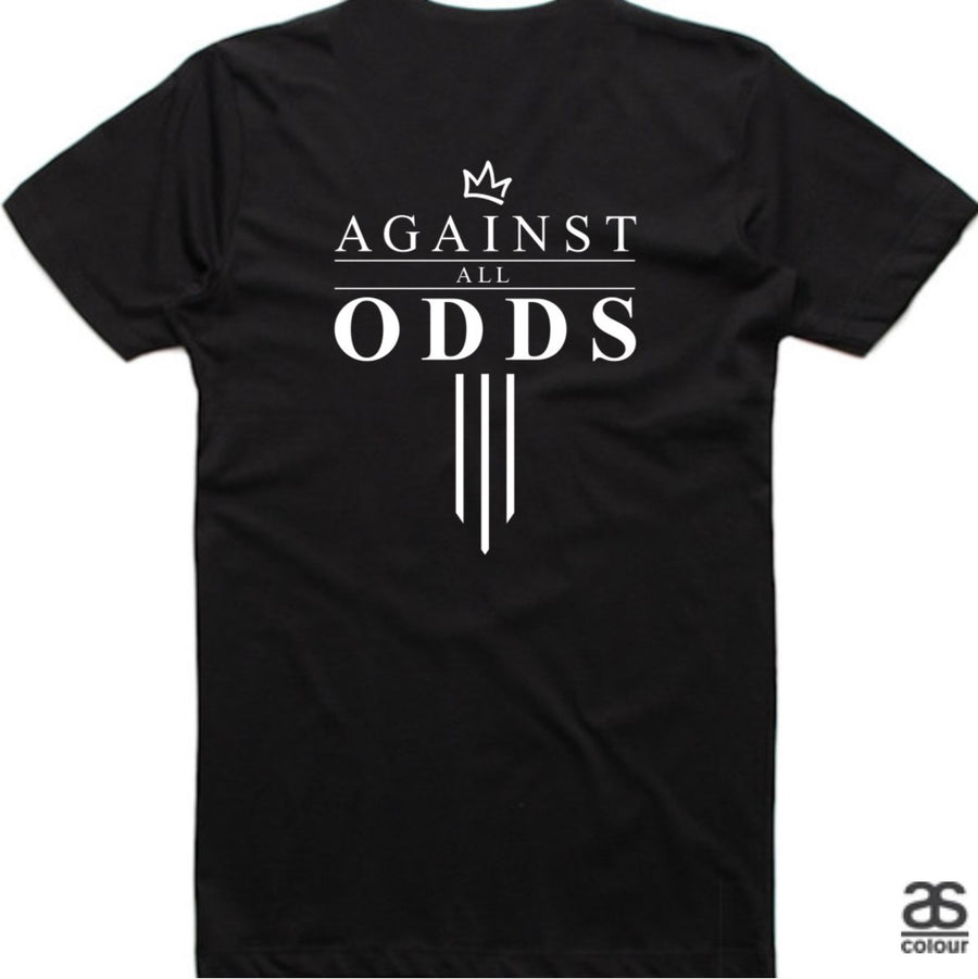 Against All Odds #03 Mens Tees (B&W Print)