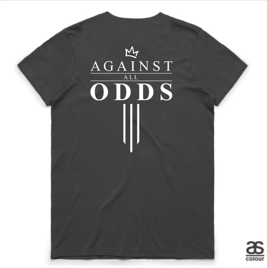 Against All Odds #03 Ladies Tees (B&W Print)