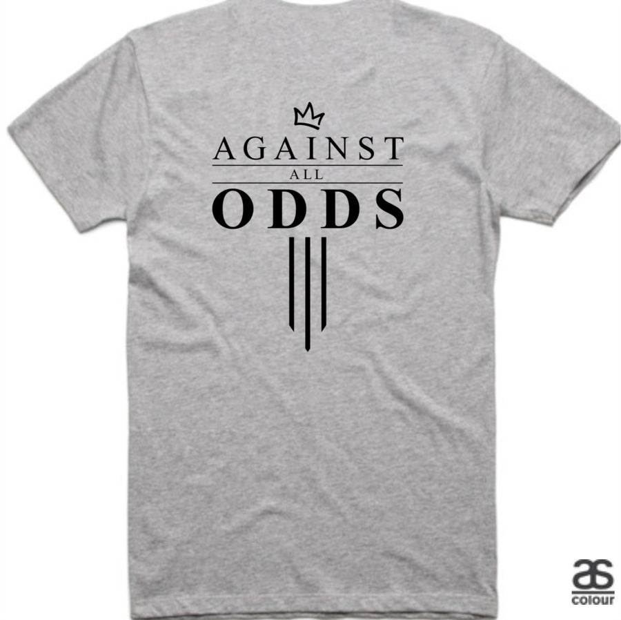 Against All Odds #03 Mens Tees (B&W Print)