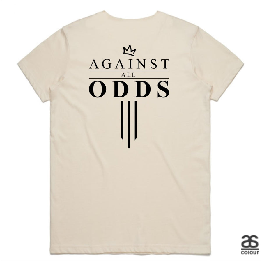 Against All Odds #03 Ladies Tees (B&W Print)