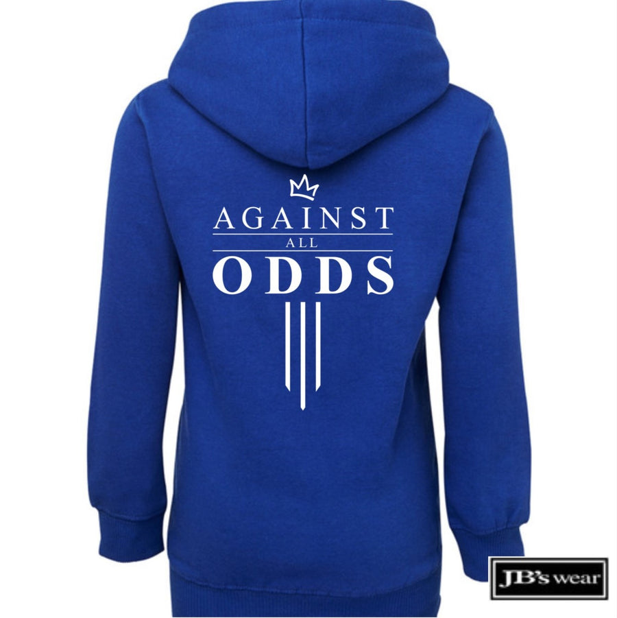 Against All Odds #03 Youth Hoodie (B&W Print)