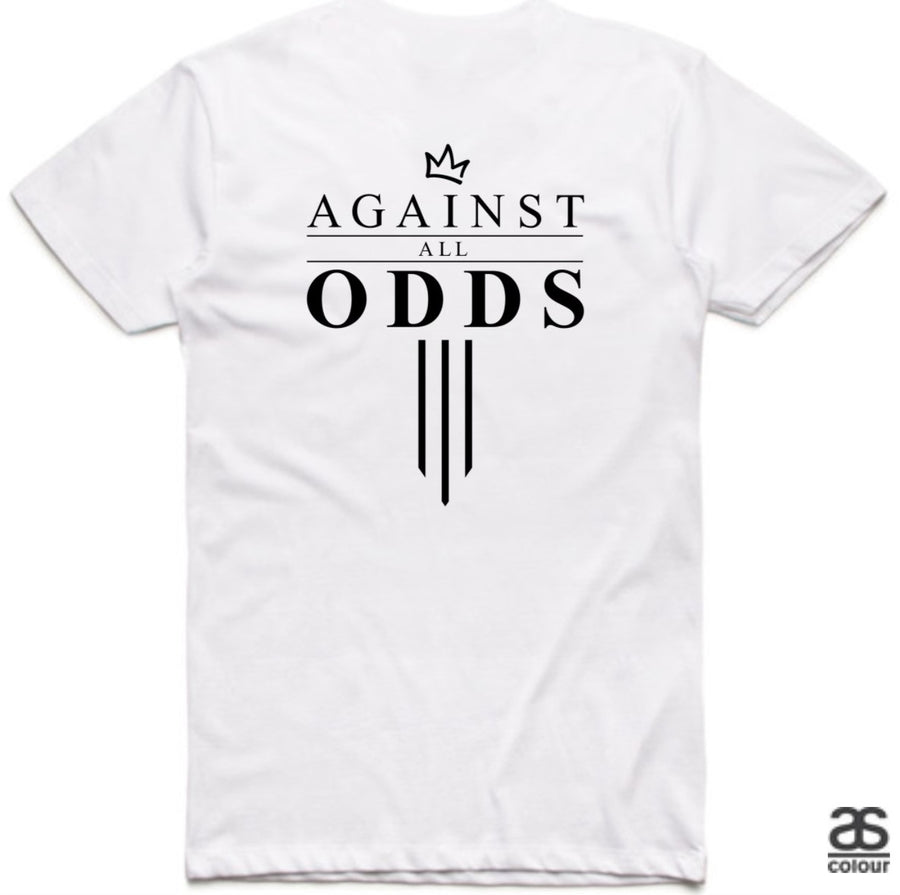 Against All Odds #03 Mens Tees (B&W Print)