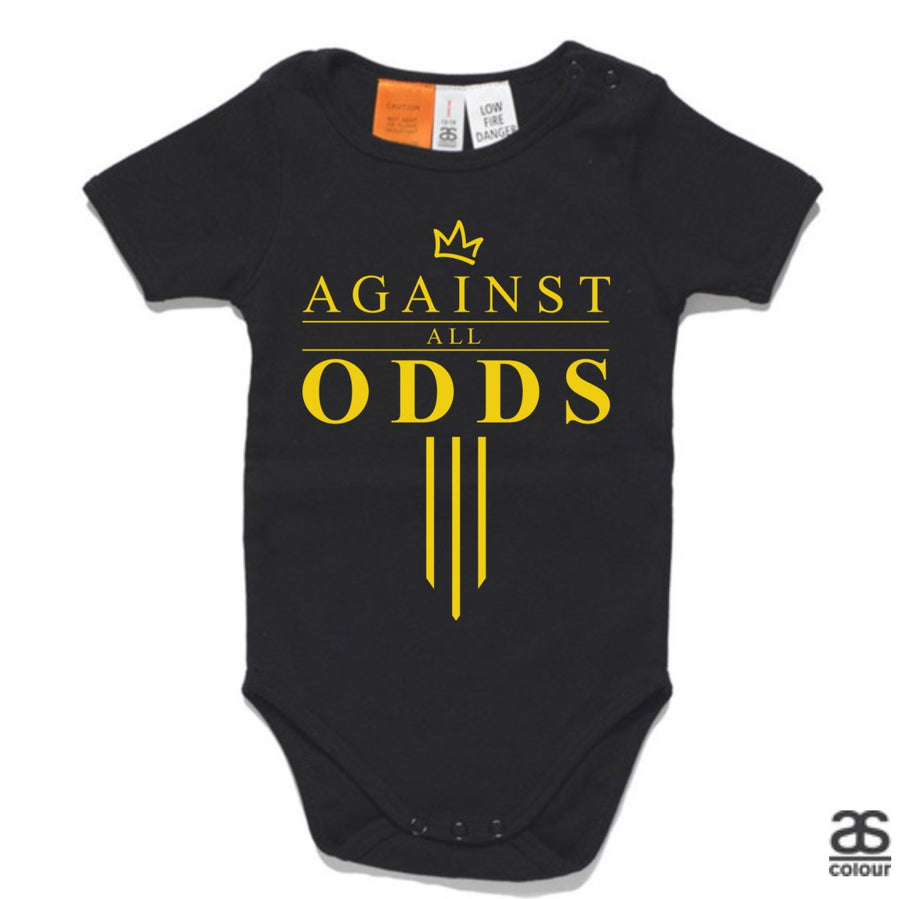 Against All Odds #03 Baby Onesie (GOLD Print)