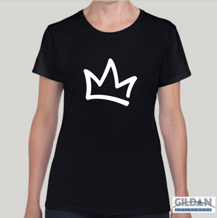 XK Crown - Ladies Black Tee
