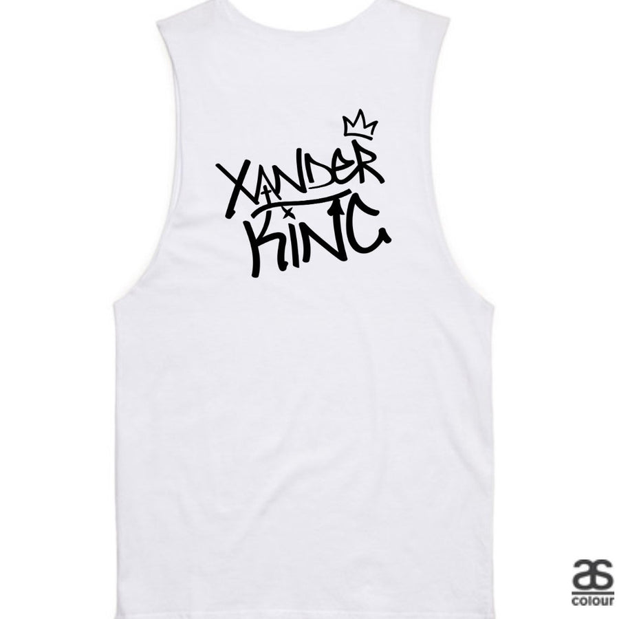 XK Crown (Mini) - Mens White Tank