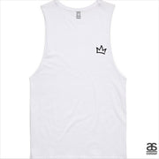 XK Crown (Mini) - Mens White Tank