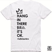 #T2MB Hang In There - Mens White Tee