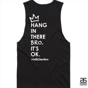 #T2MB Hang In There - Mens Black Tank
