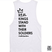 #T2MB Real Kings - Mens White Tank