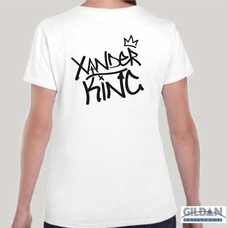 XK Crown (Mini) - Ladies White Tee