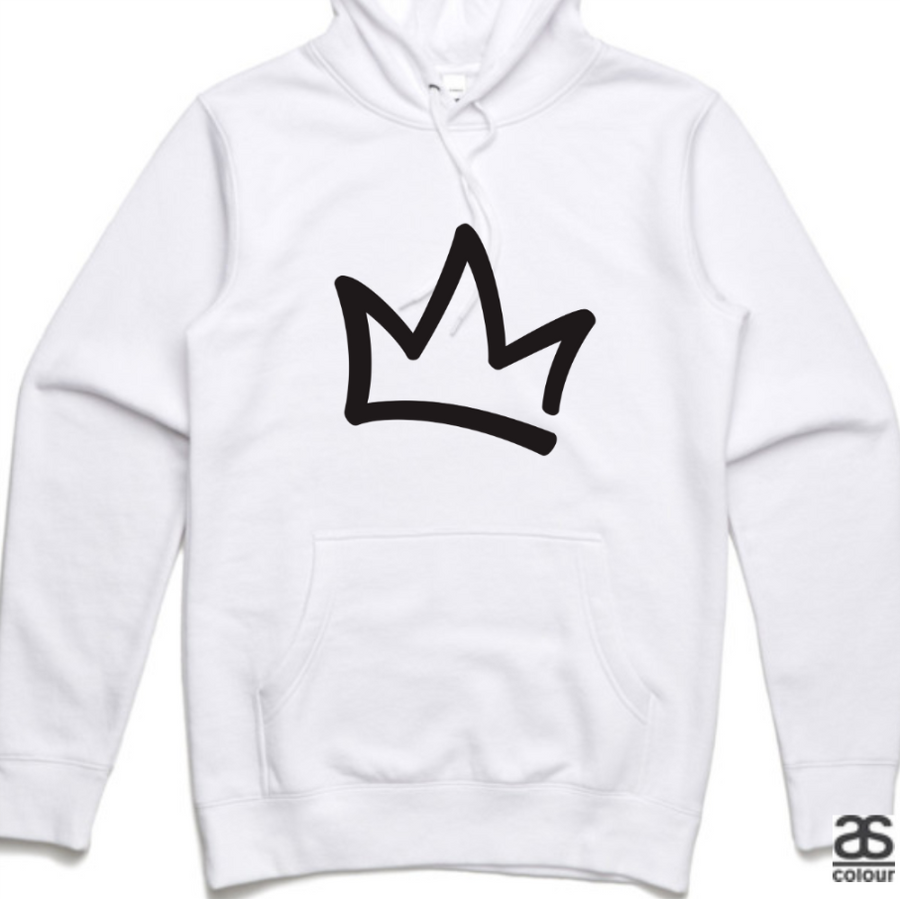 XK Crown - Unisex White Hoodie