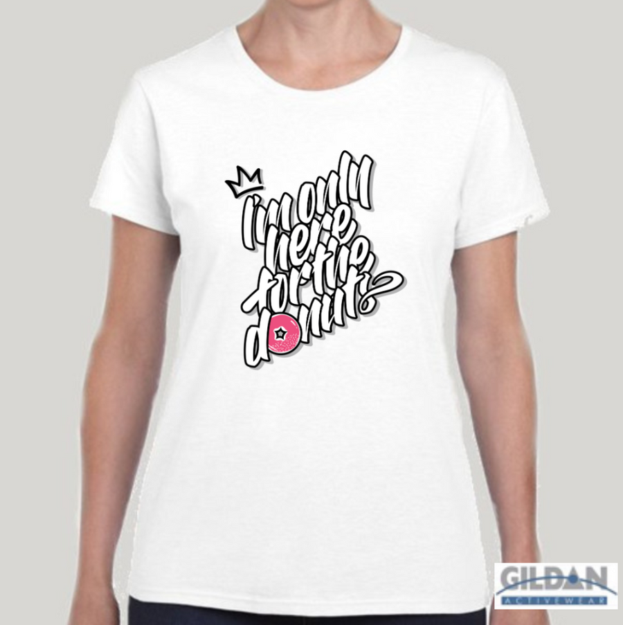 XK Here For... - Ladies White Tee