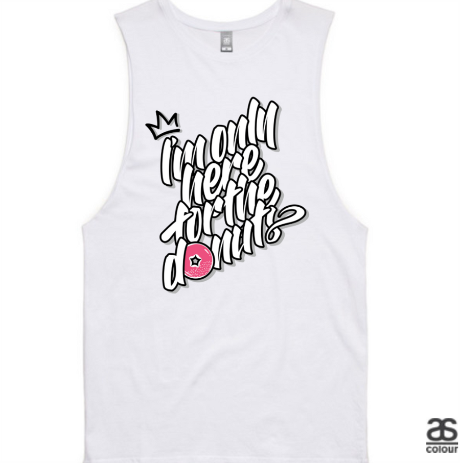 XK Here For... - Men’s White Tank